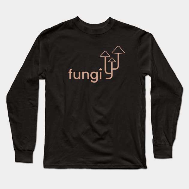 Fungi. Mushroom. Long Sleeve T-Shirt by Yeroma